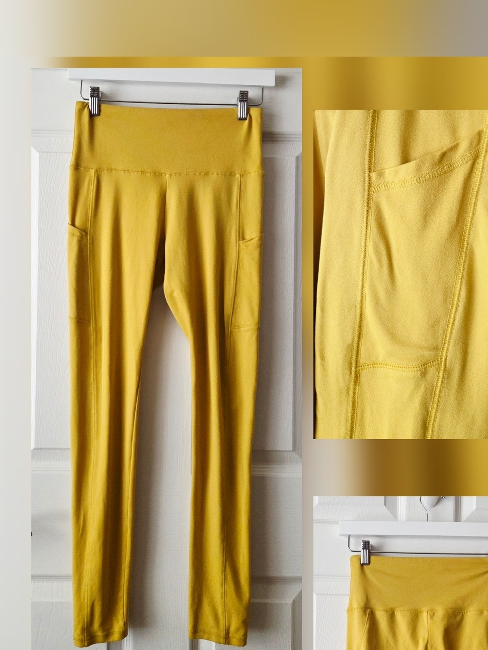 🌞Sunny Yellow High-Waist Yoga Pants